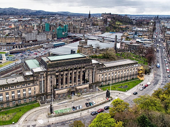 st andrew's house, Edinburgh, main building of the Scottish government